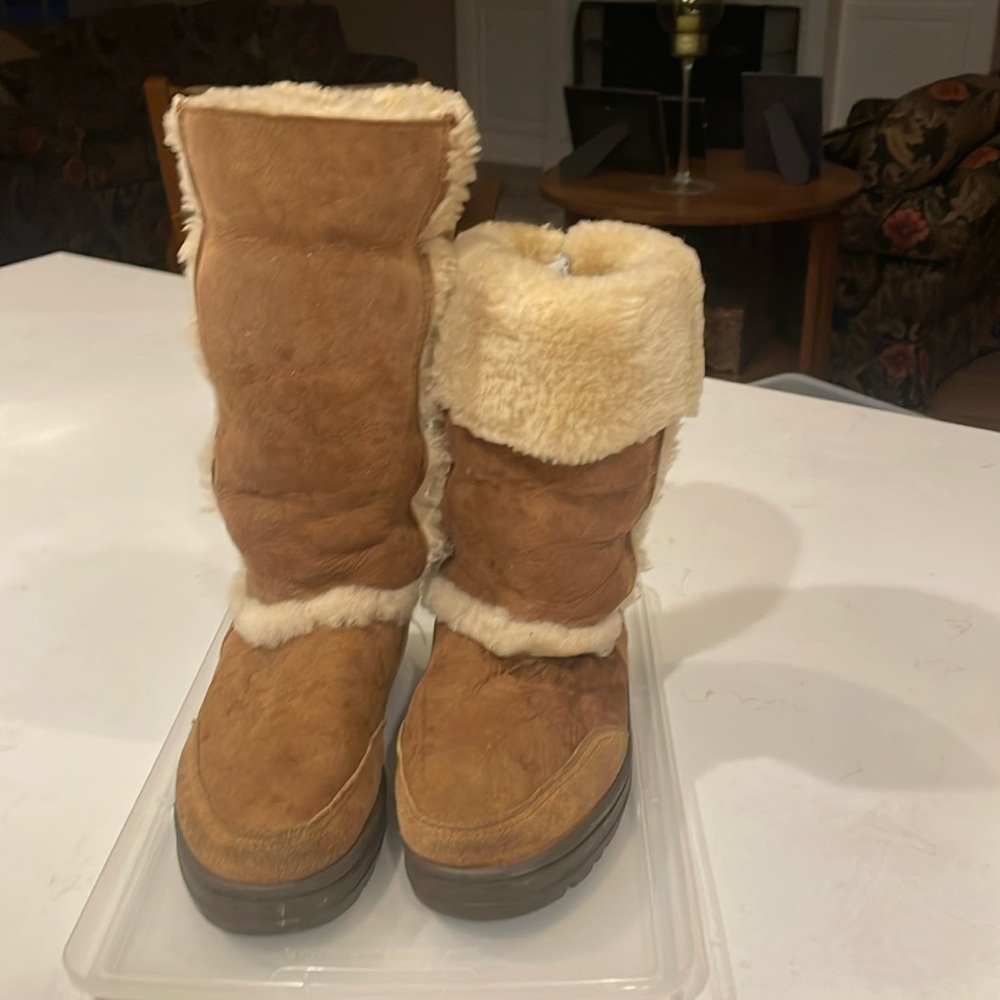 Classic woman’s UGG winter boots, warm and stylish